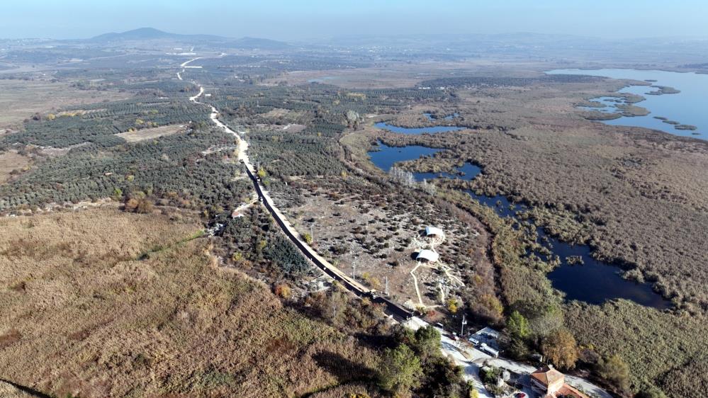 Tarihi Gölyazı yolu sil baştan yenileniyor