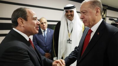 Cumhurbaşkanı Erdoğan Katar’da dünya liderleriyle buluştu