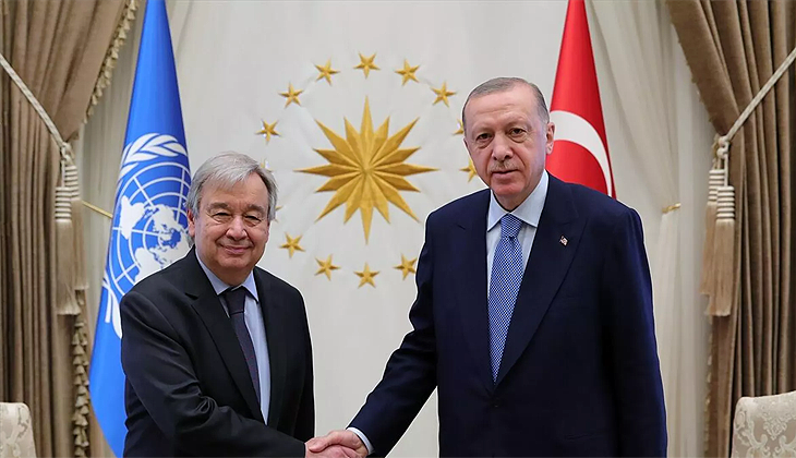 Erdoğan, BM Genel Sekreteri Guterres ile görüştü