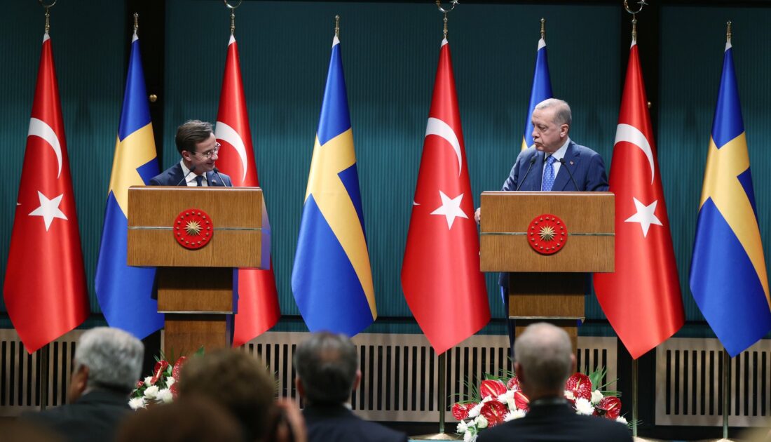 Erdoğan: Kaygıları gideren bir İsveç istiyoruz (İsveç Başbakanı Ankara’da)