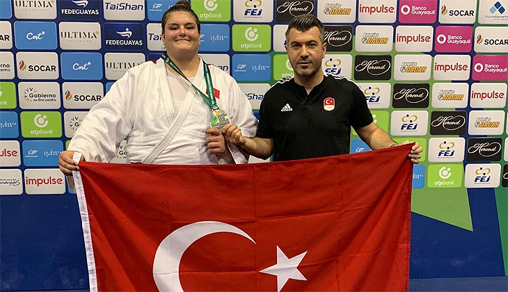 Milli judocu Hilal Öztürk’ten bronz madalya
