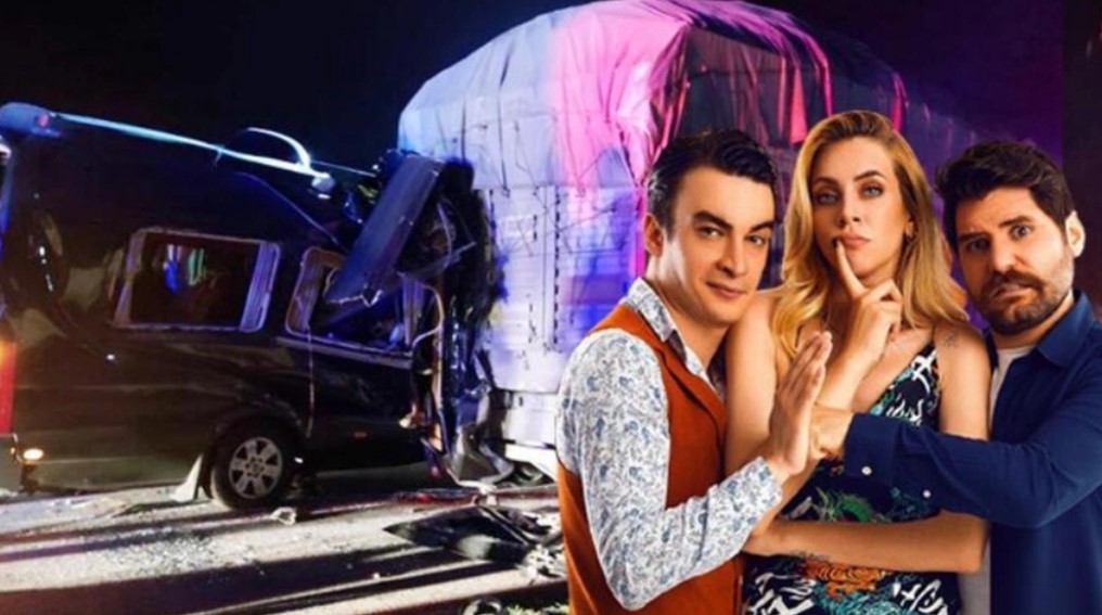 Oyuncuları taşıyan minibüs kaza yaptı! 3 ölü, 8 yaralı
