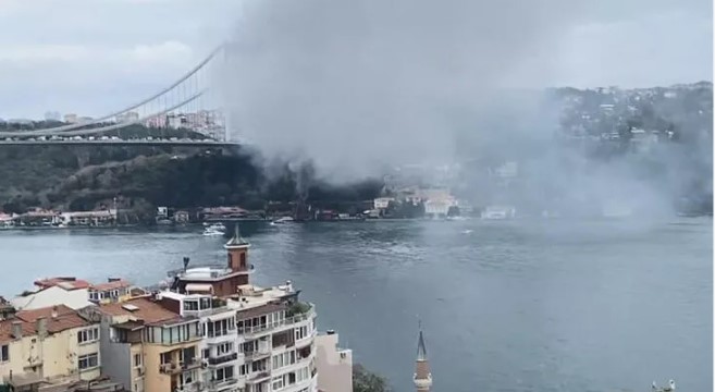 Anadolu Hisarı’nda yangın!