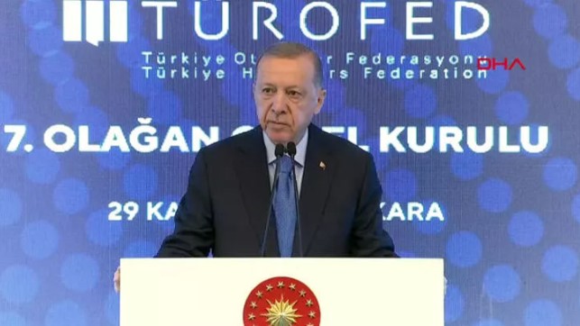 Cumhurbaşkanı Erdoğan: Turizmde ustalık aşamasındayız