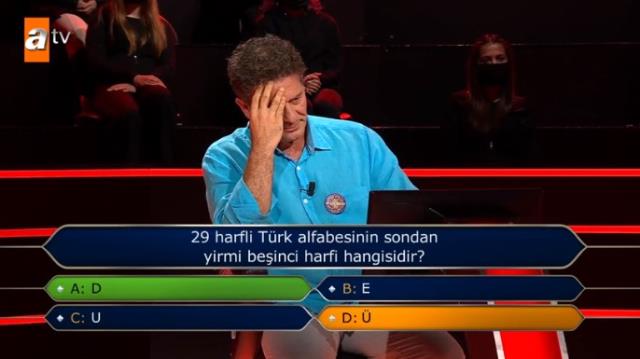 Kim Milyoner Olmak İster’e damga vuran anlar! Yarışmacının elendiği soru gündem oldu