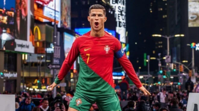 Cristiano Ronaldo’nun balmumu Times meydanında