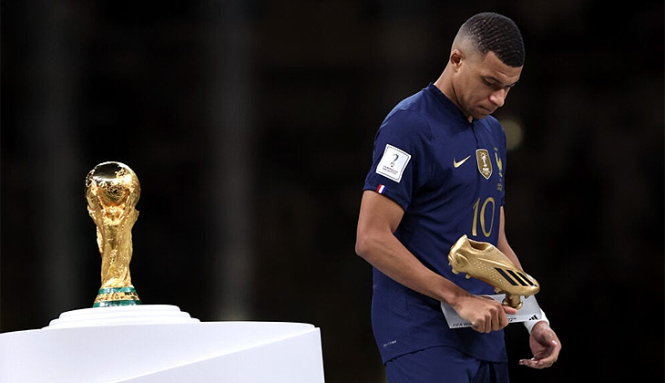 Altın ayakkabı ödülü Kylian Mbappe’nin