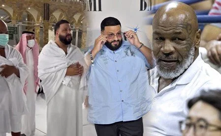Mike Tyson ve ünlü DJ Khaled Kabe’ye gitti