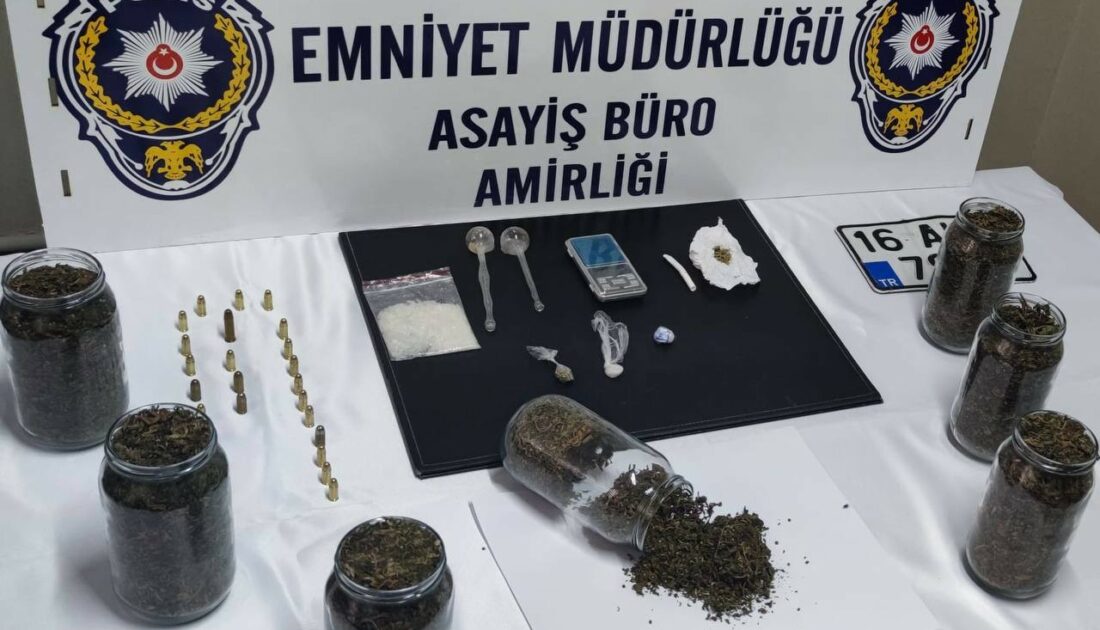 Bursa’da uyuşturucu operasyonunda 3 tutuklama