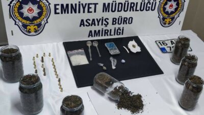 Bursa’da uyuşturucu operasyonunda 3 tutuklama
