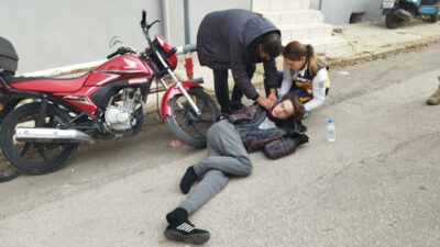 Bursa’dan genç sürücü ölümden döndü