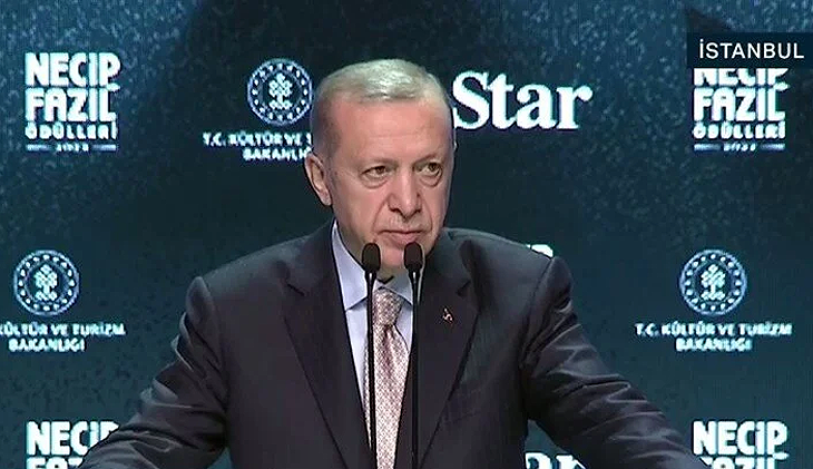 Erdoğan, Necip Fazıl Ödülleri programında konuştu