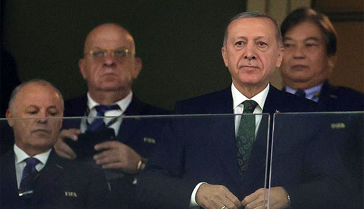 Erdoğan, Dünya Kupası finalini izliyor