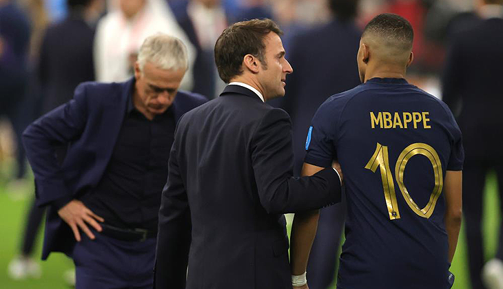 Mbappe’nin zor anları! Emmanuel Macron teselli etti