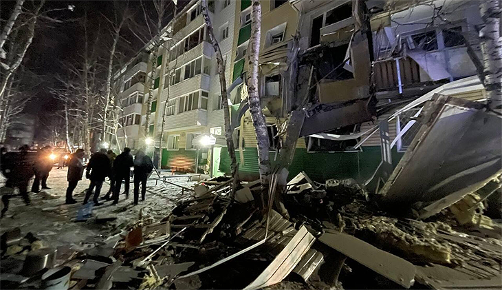 Rusya’da 5 katlı binada patlama: 4 ölü, 10 yaralı