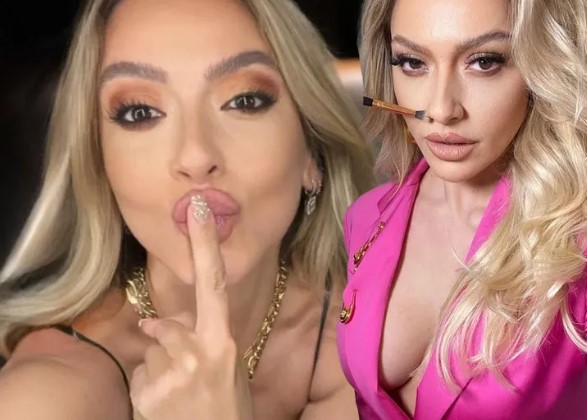 Hadise 2022’ye seksi pozlarıyla veda etti!