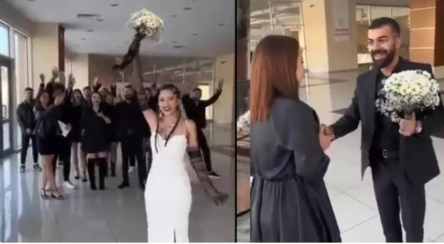 Evlilik teklifinde roller değişti! Erkek arkadaşına büyük sürpriz