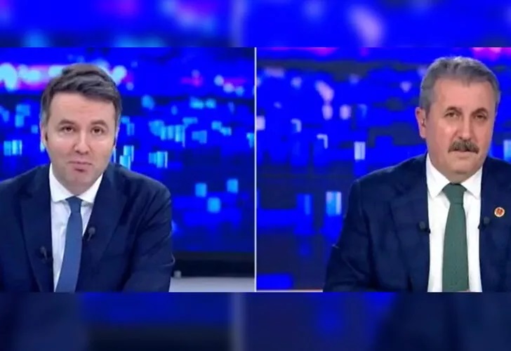 Mustafa Destici oy oranını açıkladı, sunucu şaşırdı