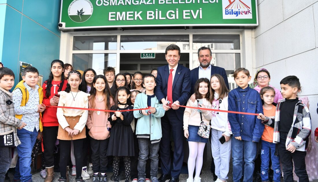 Bursa’da Bilgi Evi öğrencilerinden renkli sergi