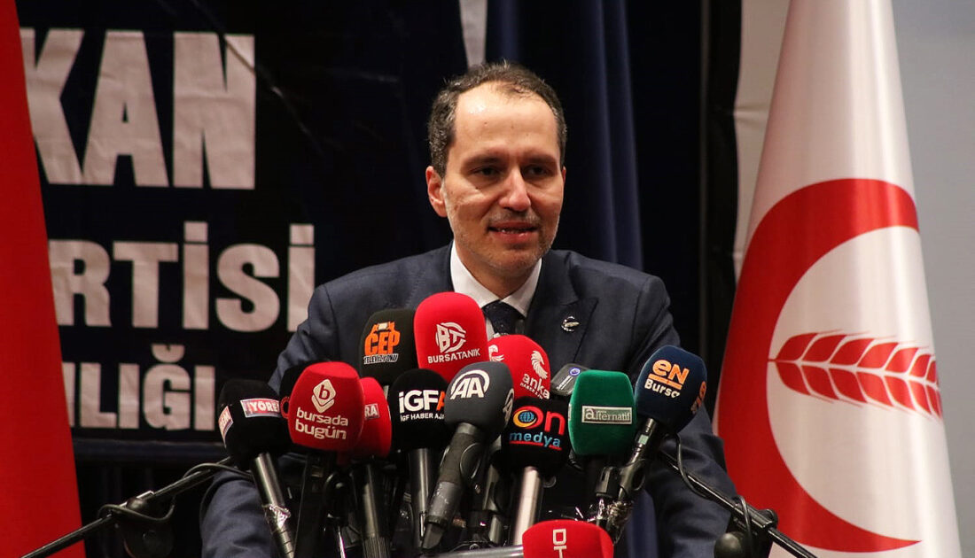 Fatih Erbakan Bursa’da: İktidar ve altılı masayı eleştirdi