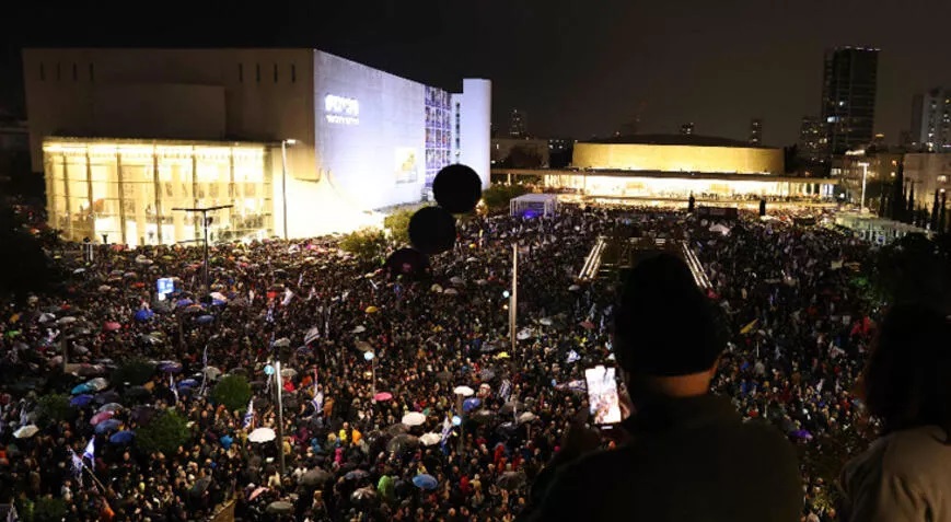 İsrail’de Netanyahu protestosu