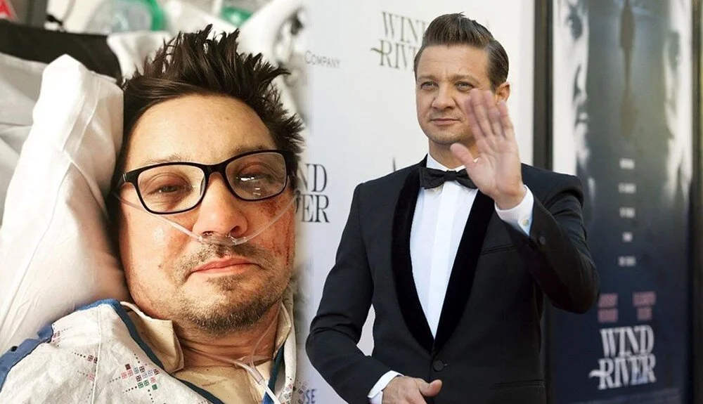 Kaza geçiren Jeremy Renner hastane yatağından ilk fotoğrafını paylaştı