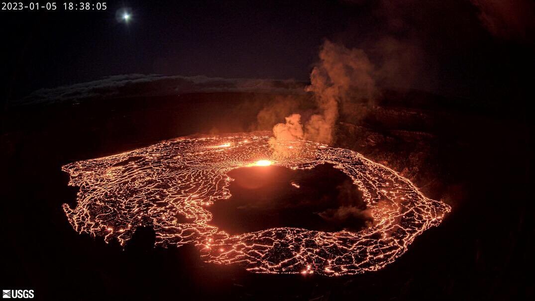 Hawaii’deki Kilauea Yanardağı’nda patlama