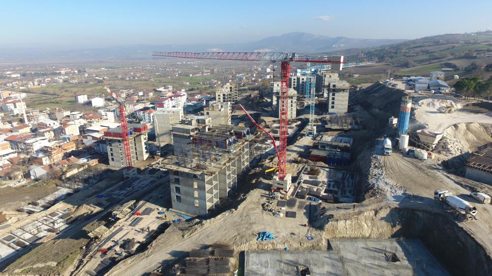 Bursa’da TOKİ inşaatı hızlandı