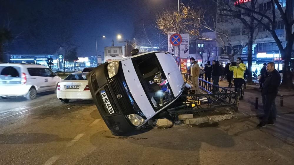 Bursa’da korkutan kaza!