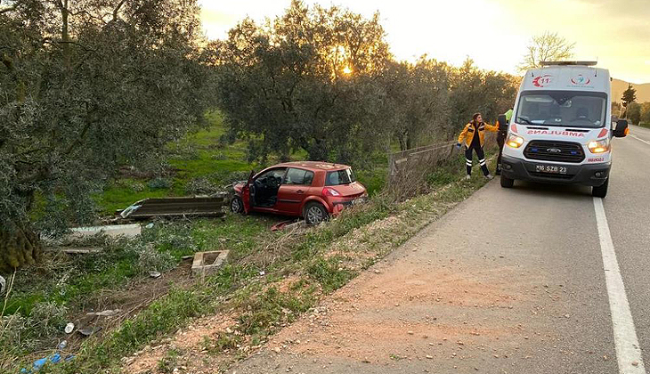 Bursa’da trafik kazası: 2 yaralı