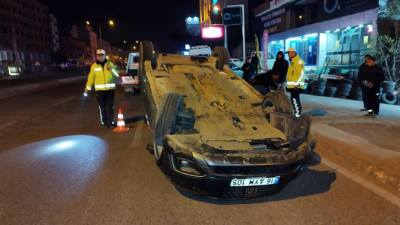 Bursa’da takla atan araçtaki 3 kişi kayıplara karıştı