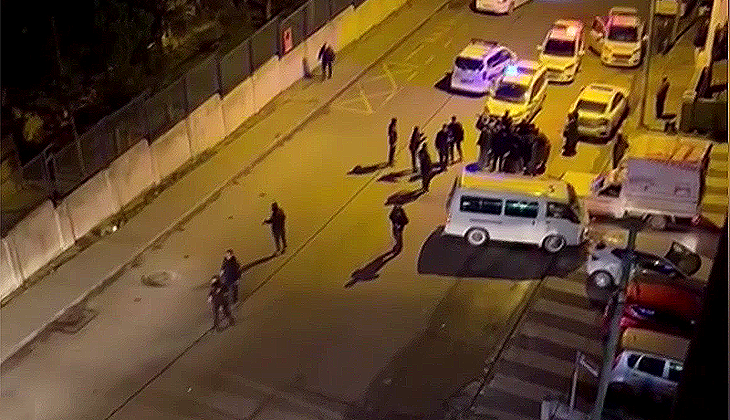 Yol verme kavgasında ortalık savaş alanına döndü