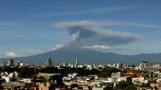 Popocatepetl Yanardağı’nda 3 patlama