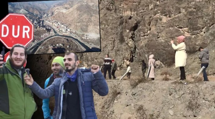 YouTuberlar son kez Yusufeli’ni görüntülemek için ilçeye akın ediyor