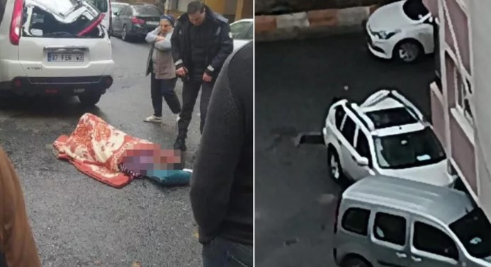 7’nci kattan cip’in üstüne düştü