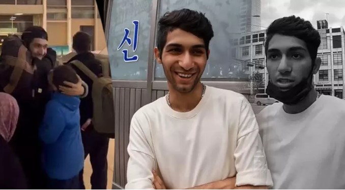 Güney Kore’de bırakmak zorunda kaldığı oğluna 8 yıl sonra kavuştu