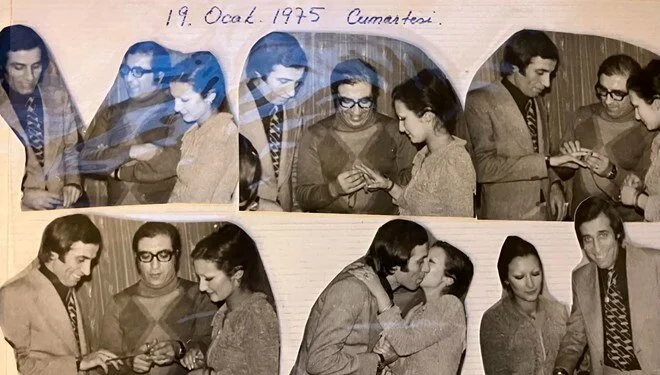 Kemal Sunal’ın eşi Gül Sunal nişan fotoğraflarını paylaştı