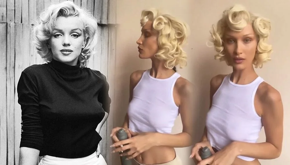 Bella Hadid’in Marilyn Monroe imajı