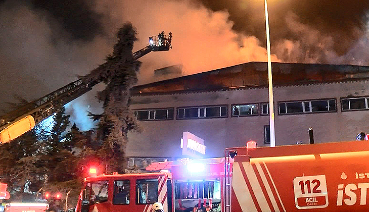 İstanbul’da fabrika yangını