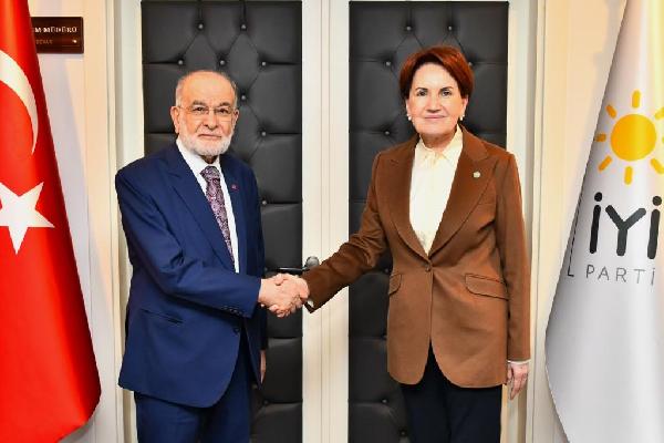 Karamollaoğlu’ndan Akşener’e ziyaret