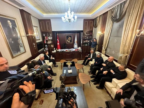 Ahmet Nur Çebi, Meral Akşener ve Zeydan Karalar ile bir araya geldi
