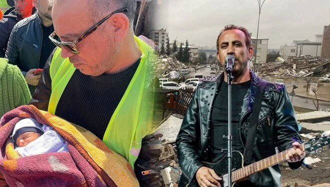 Enkazdan kurtarılan 10 günlük bebeğin adını Haluk Levent koydu