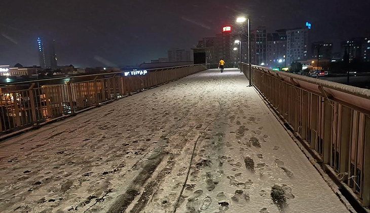 İstanbul’da kar yağışı başladı