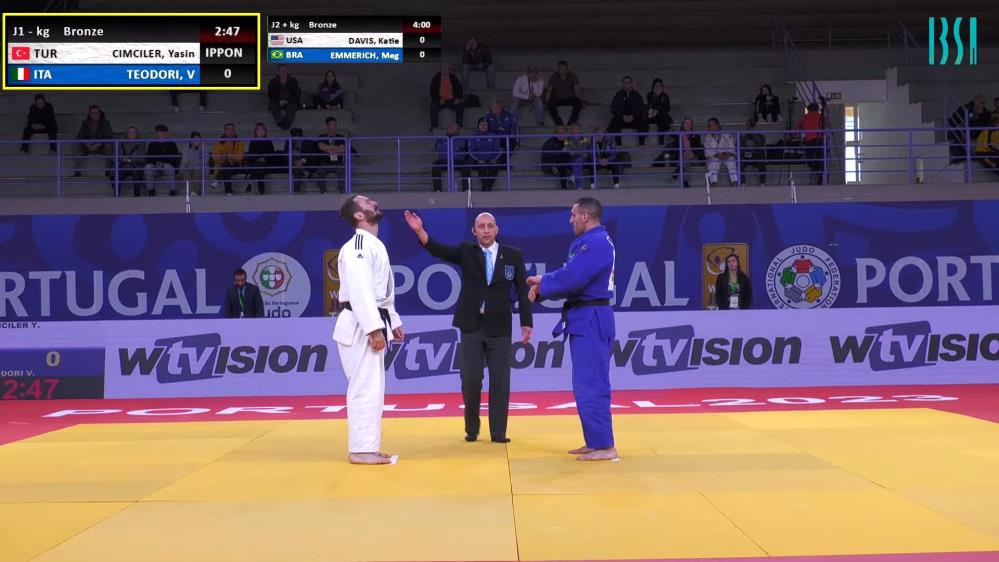 Bursalı milli judocu Portekiz’den bronz madalya ile döndü