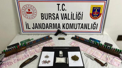 Bursa’da uyuşturucu operasyonu: 1 tutuklama