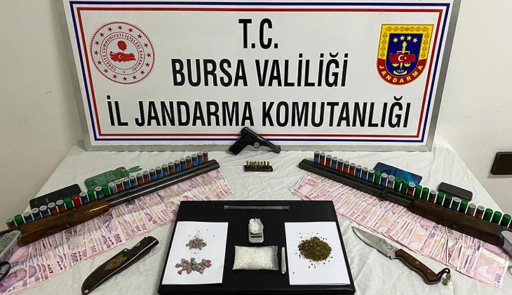 Bursa’da uyuşturucu operasyonu: 1 tutuklama