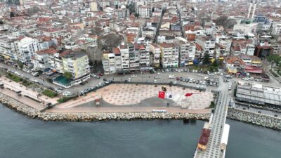 Bursa’da Büyükşehir’den Gemlik sahiline estetik dokunuş