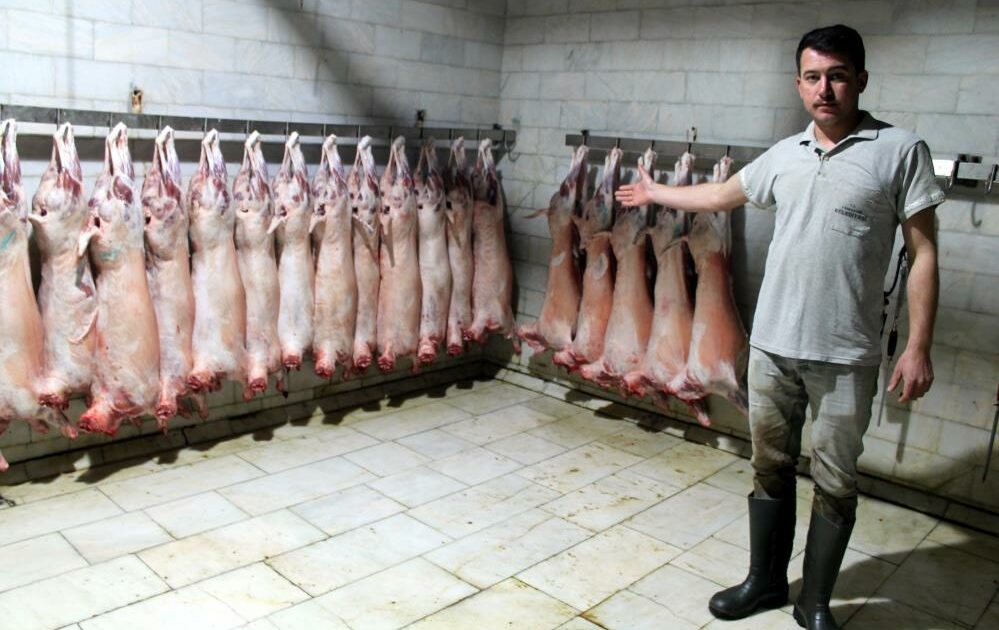 Bursa’da hayvan üreticileri kuzularını keserek bağış yapıyor