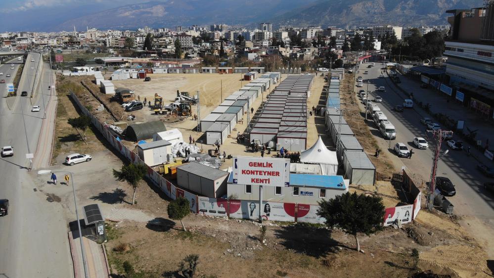 Gemlik Belediyesi konteyner kent kurdu