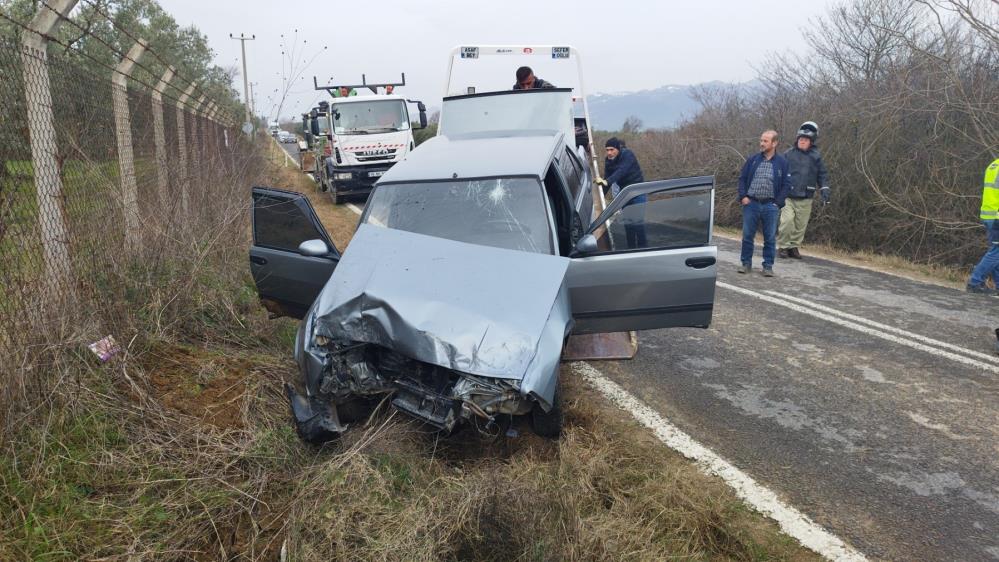 Bursa’da otomobil bu hale döndü!